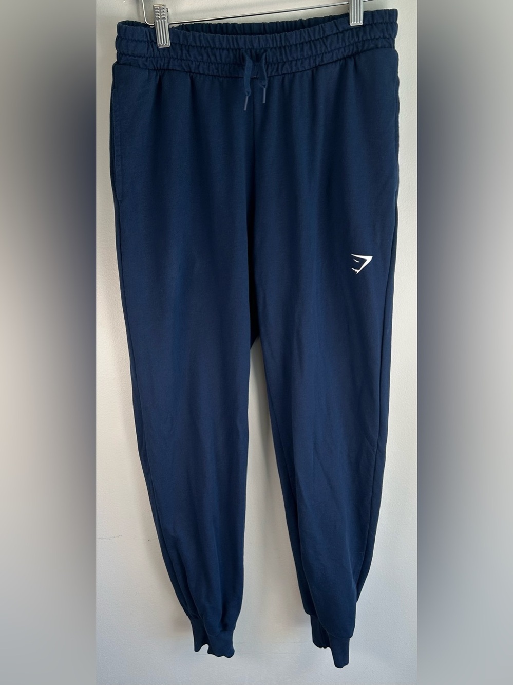 Gymshark Arrival Men’s Joggers Pants M Navy Tapered Leg Lightweight Performance